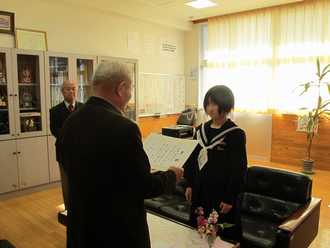 中学生の部 有田帆南さん